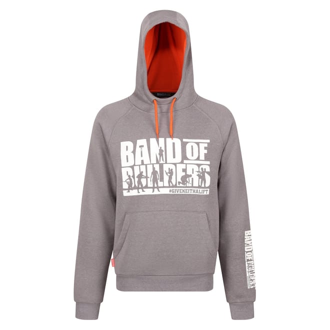 Hooded Lettering Regular Fit Sweatshirt