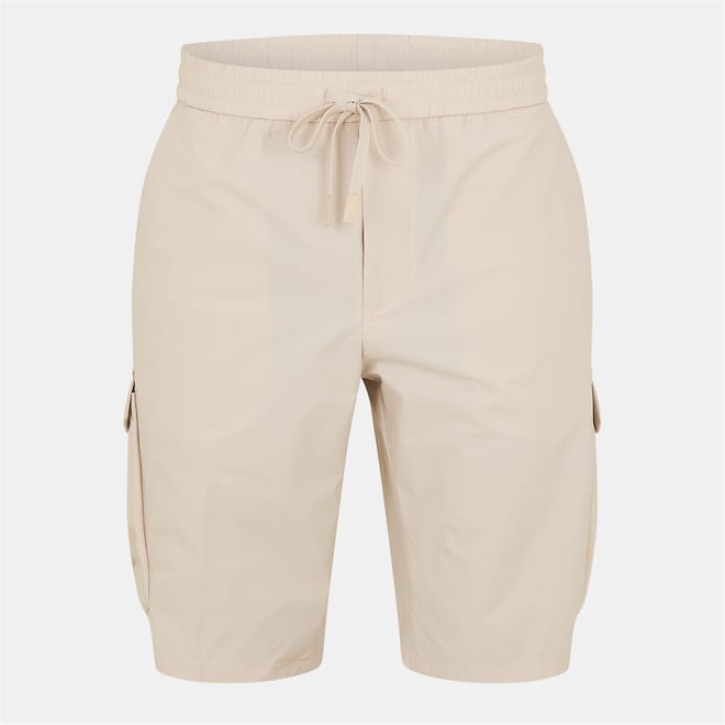 Cargo Solid Patterned Shorts