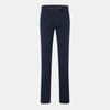 Solid Patterned Slim Chinos