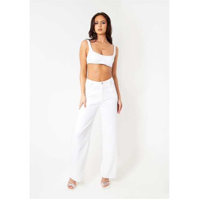 Stitch Straight Leg Trousers