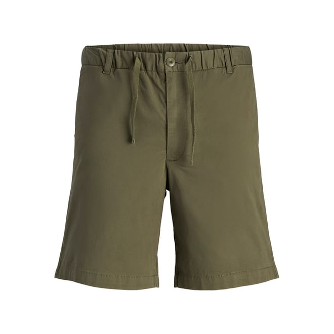 Solid Bermuda Chino Shorts