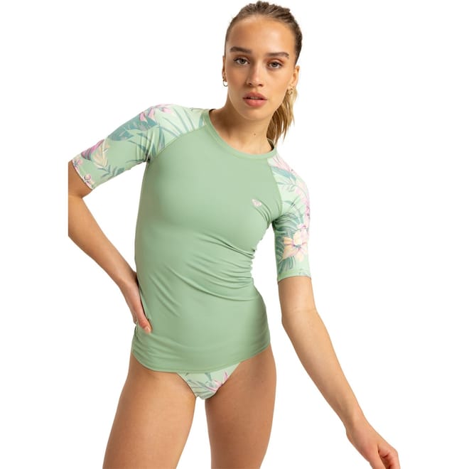 Snug Fit Raglan Sleeve Crew Neck T-Shirt