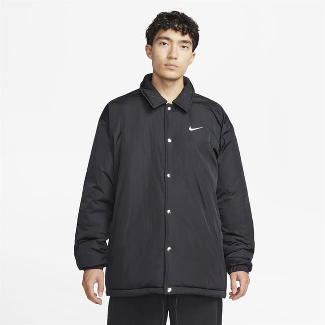 Drawstring Cord Button Plaquette Bomber Jacket