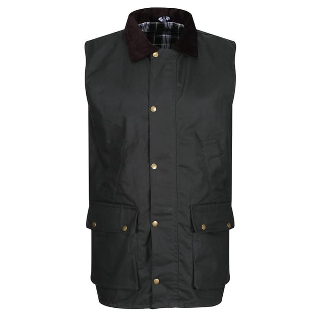Banbury Double Flap Pocket Wax Gilet