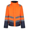 Reflective Ribbon High Neck Rain Jacket