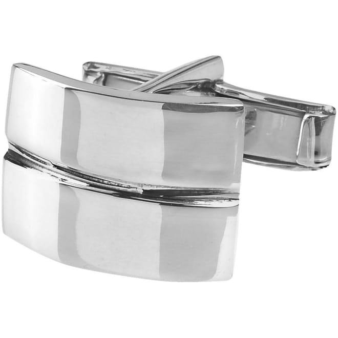 Ridged Curve Cufflinks