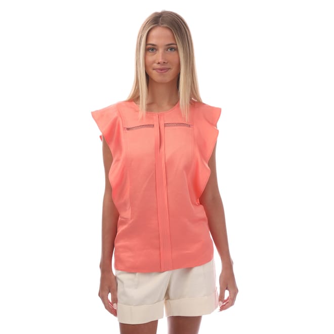 Bileina Flutter Sleeve Blouse