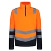 Phivish Color Block Reflective Ribbon Fleece Jacket