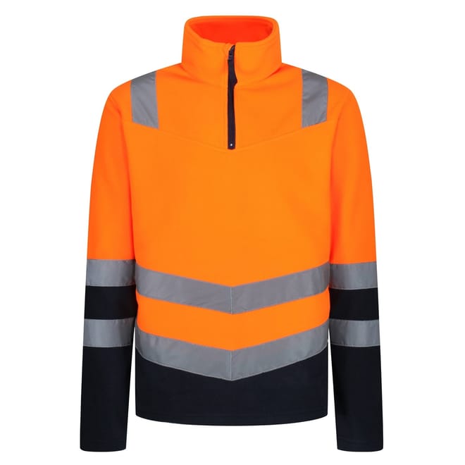 Phivish Color Block Reflective Ribbon Fleece Jacket
