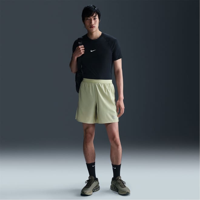 Air Woven Bermuda Shorts with Elasticated Waistband