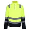 Phivish Color Block Reflective Ribbon Fleece Jacket