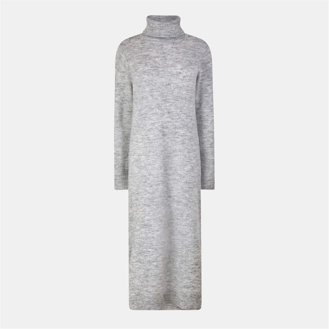 Kni Turtleneck Midi Sweater Dress