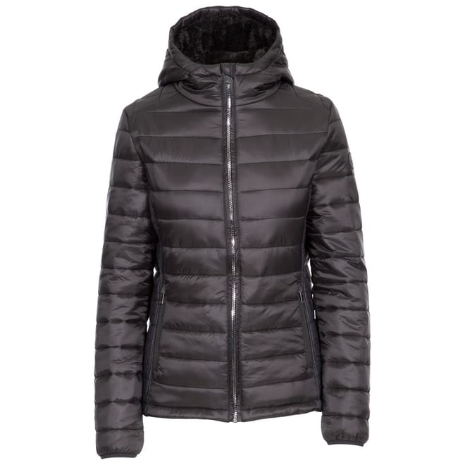 Valerie Hooded Ribbed Cuff Puffer Jacket