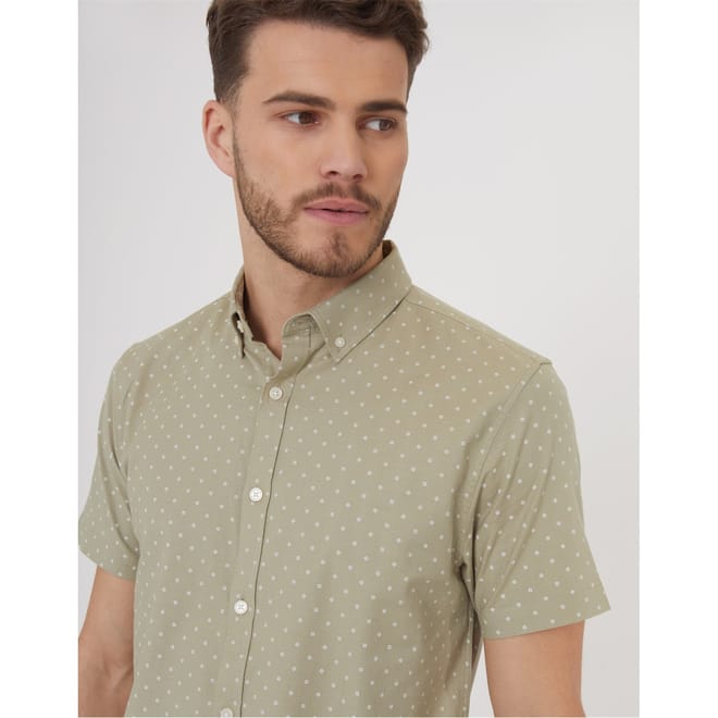 Leo Regular Fit Short Sleeve Shirt