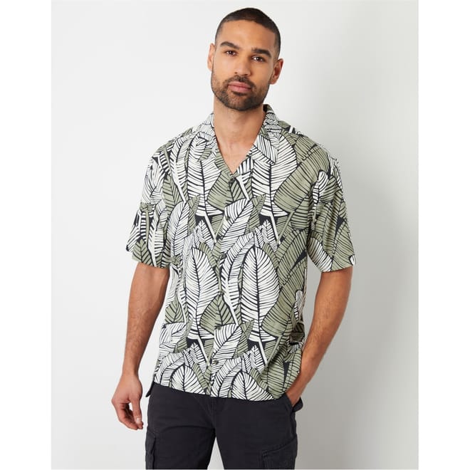 Relaxed Fit Short Sleeve Shirt