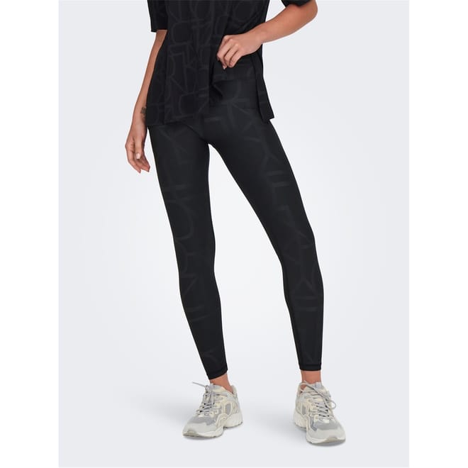 Logo Lettering All Over Leggings