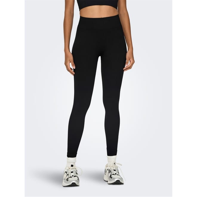 Ribbed High Waist Seam Leggings