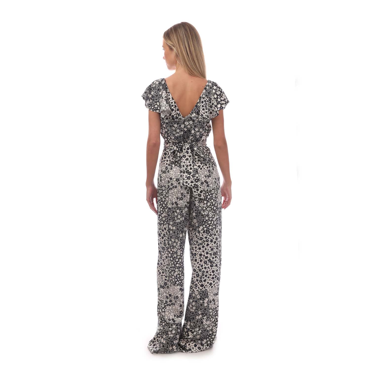 ☆人気☆【INSTANTFUNK】☆Floral-print jumpsui.t☆ Multi colour Nobodys Child Suki Floral Flutter Jumpsuit
