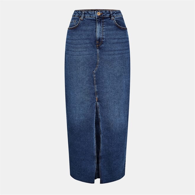 Skirt Fem Wov Midi Pencil Skirt