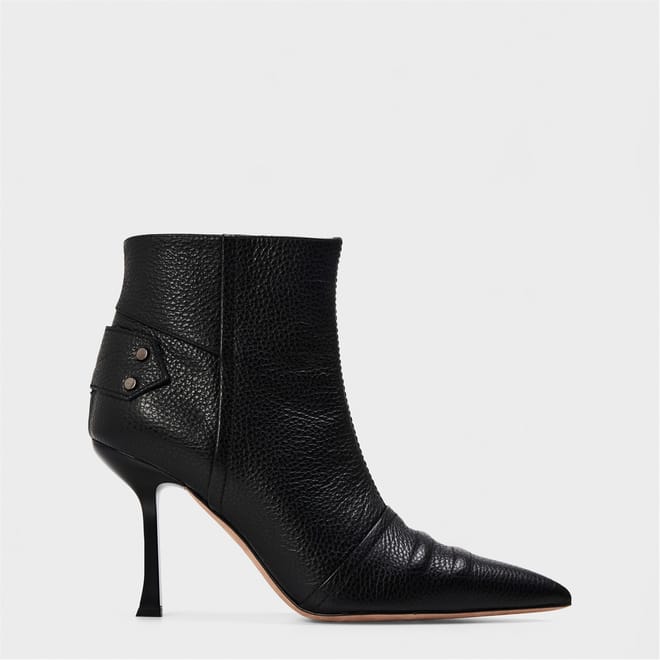 Vivian Textured Stiletto Heel Bootie