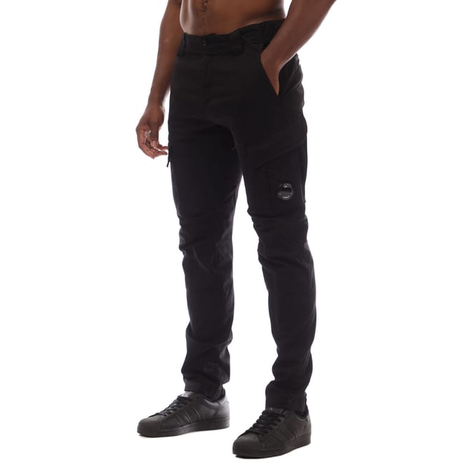 Stretch Sateen Cargo Lens Pants
