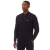 Stretch Piquet Long Sleeve Polo Shirt