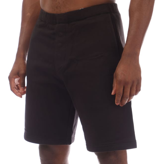 Diagonal Raised Fleece Logo Shorts