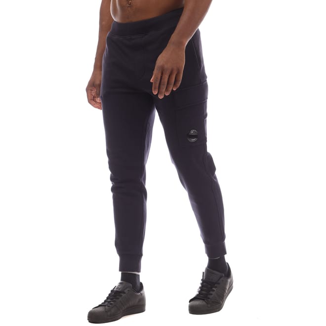 Diagonal Raised Fleece Lens Sweatpants
