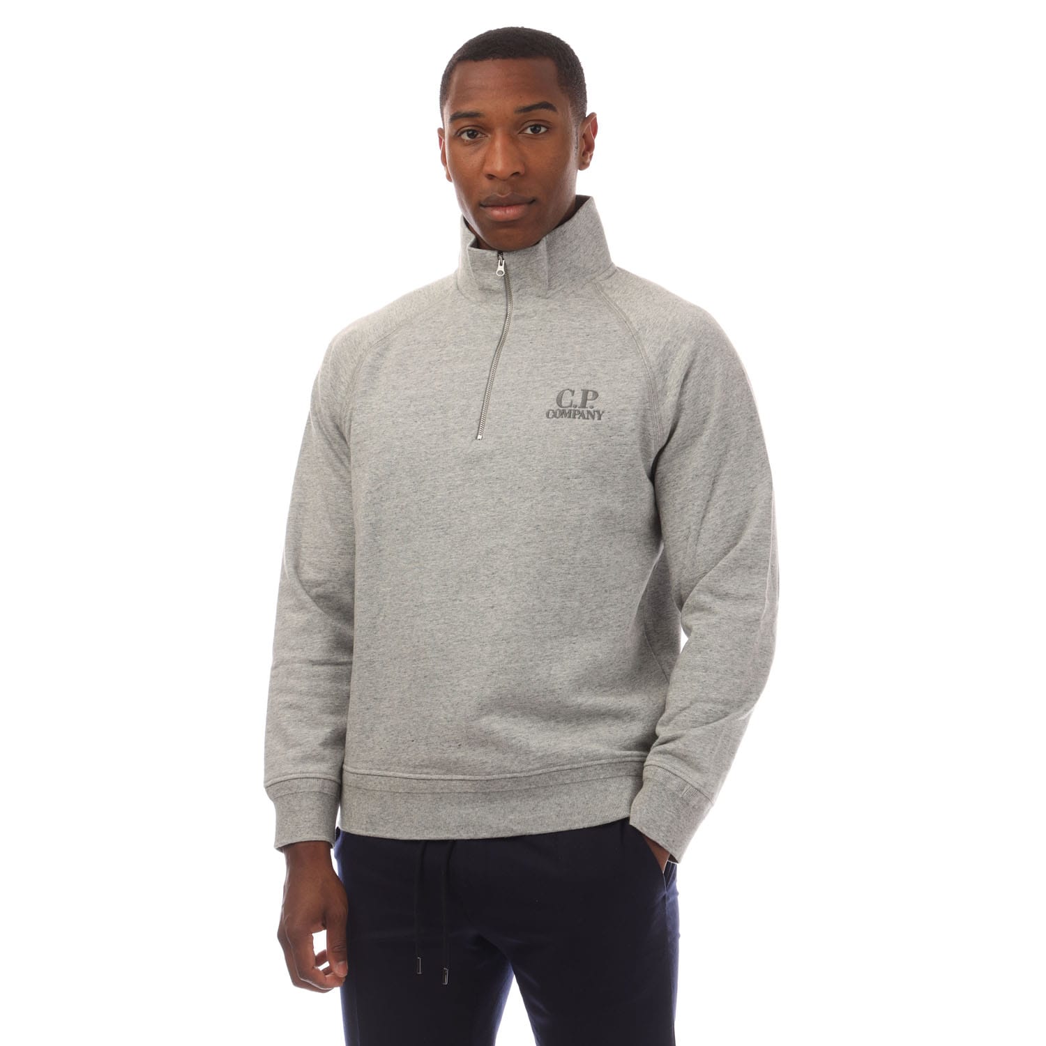 【新品】C.P. COMPANY half zip sweat top CP COMPANY | Men's Lens Quarter-Zip Fleece Top | 1/4 Zip