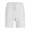 Solid Bermuda Sweat Shorts with Elasticated Waistband