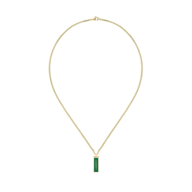Mens Fence Gold Necklace.