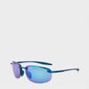 Polarised Oval Rimless Sunglasses