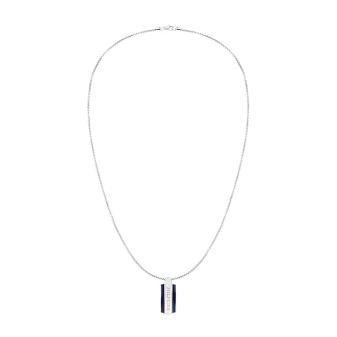 Hilfiger Mens Stainless Steel Pendant Necklace