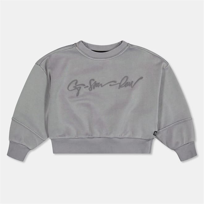 Relaxed Fit Crew Neck Long Sleeve Sweater