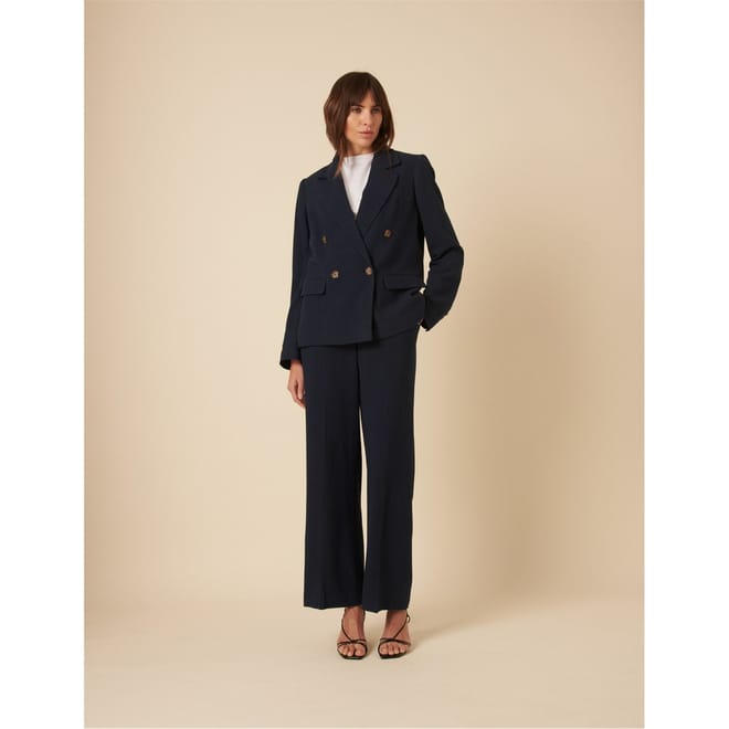 Child Button Plaquette Relaxed Fit Blazer