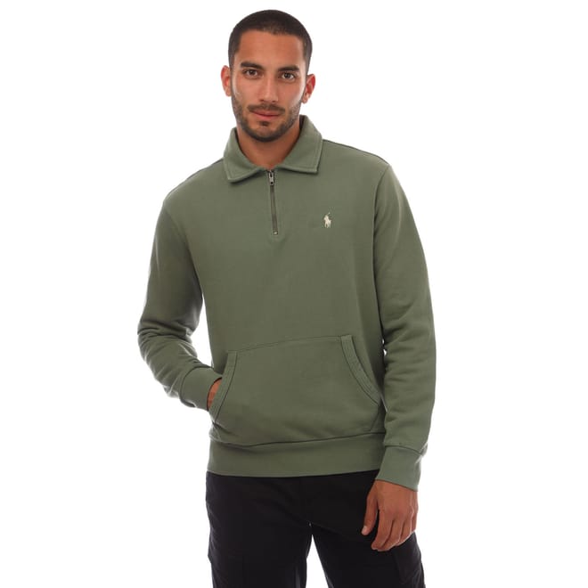 Quarter-Zip Loopback Terry Sweatshirt