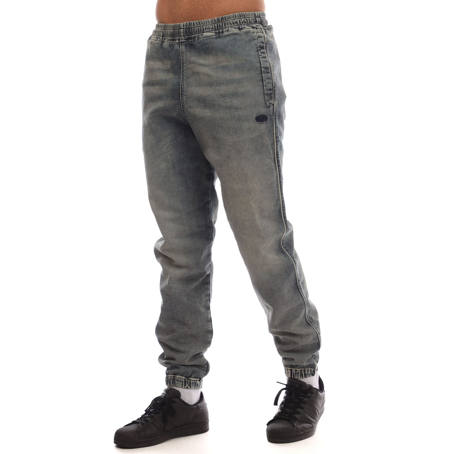 Denim Diesel D-Lab Track Sweat Jeans - Get The Label