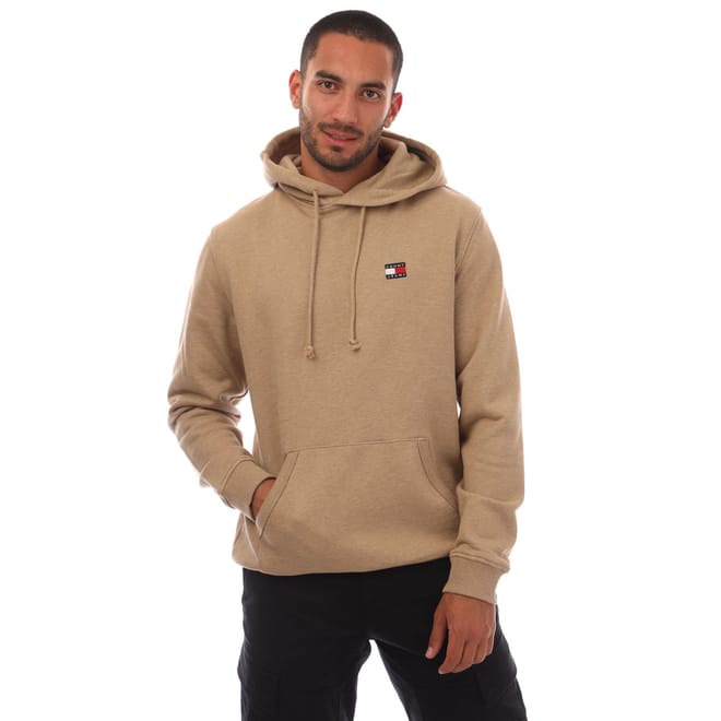 Tonal Badge Drawstring Hoodie