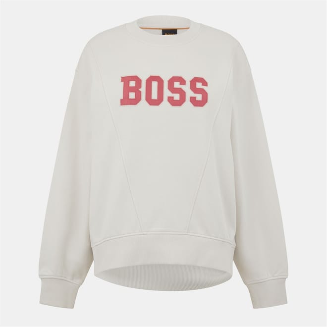 Embroidered Relaxed Fit Long Sleeve Sweatshirt