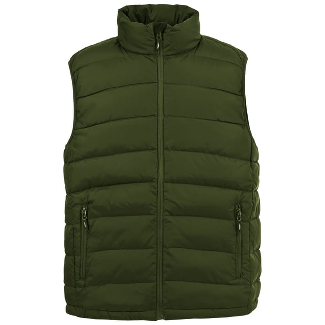 Clrmont Solid Patterned Zipped Pocket Gilet
