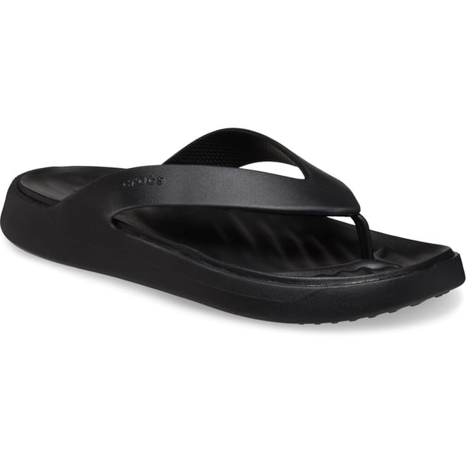 Ribbed Thong Flat Heel Flip Flops