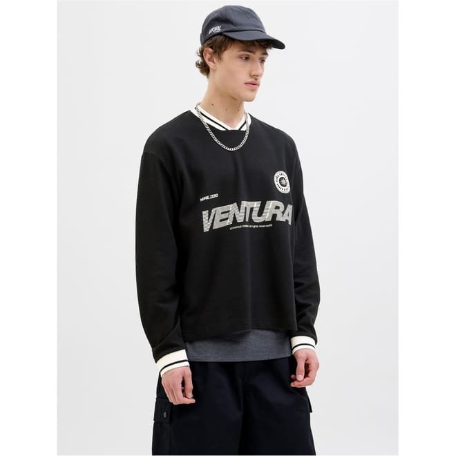 Regular Fit Graphic Long Sleeve Sweatshirt