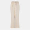 Anita Solid Patterned Wide Leg Pants