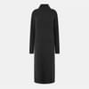 Knit Turtleneck Midi Sweater Dress