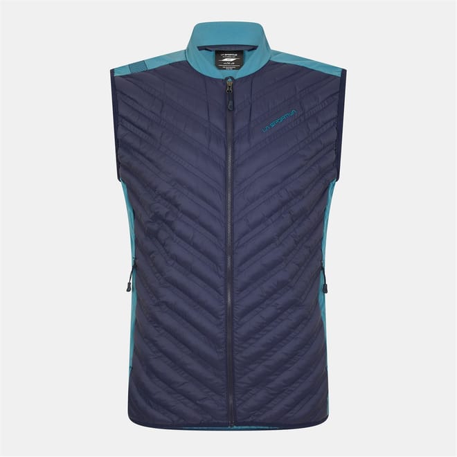 Alya Chevron Mock Neck Gilet