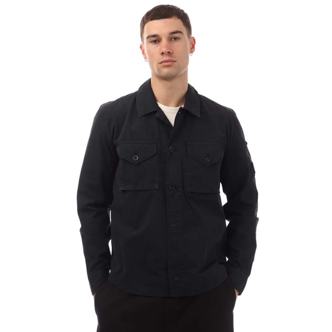Gabardine Buttoned Pocket Shirt