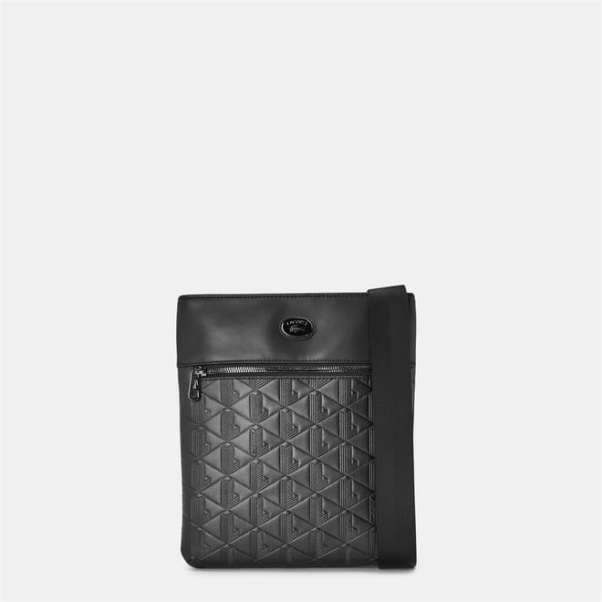 Side Pocket Geometric Patterned Cross Body Bag