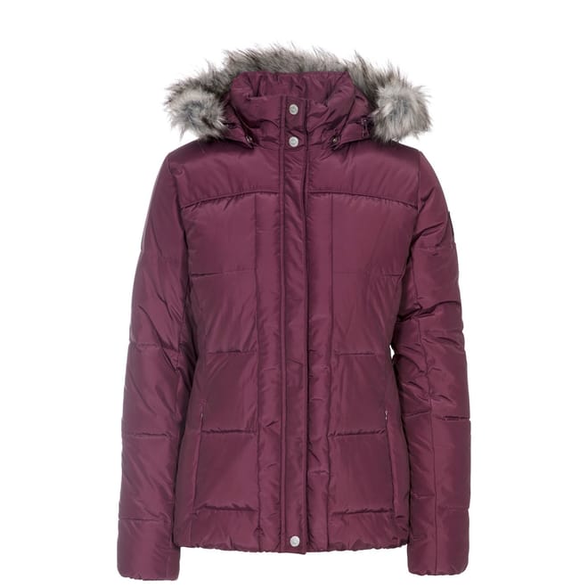 Nanette Hooded Ribbed Cuff Puffer Jacket