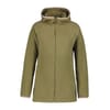 Millwood Solid Patterned Hooded Neck Ribbed Cuff Fleece Jacket