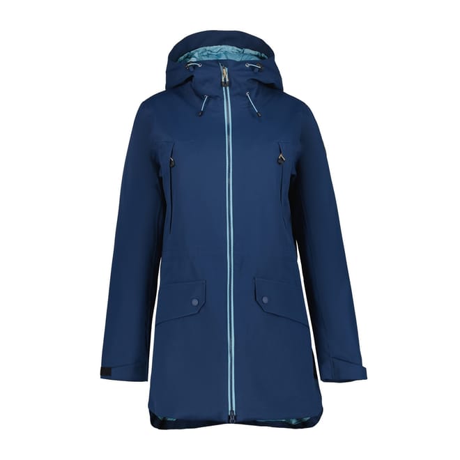 Minier Solid Patterned Hooded Zipped Pocket Parka Jacket